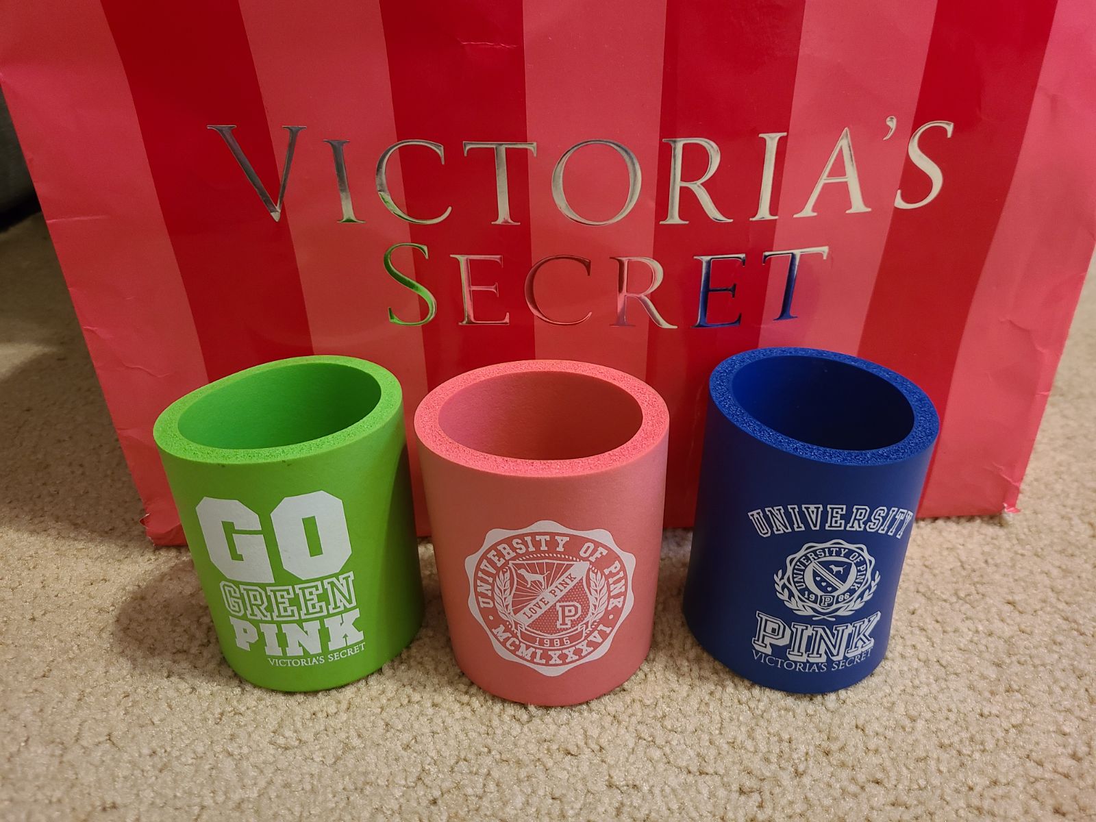 Vintage Victoria's Secret PINK Can Koozi