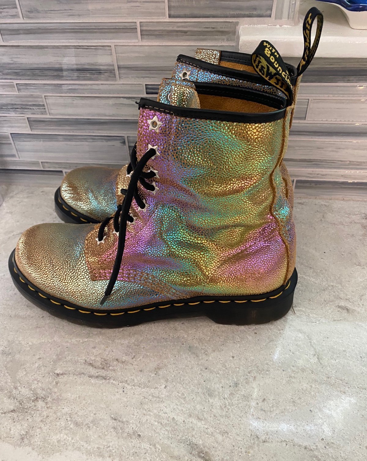 Dr. martens 1460 RAINBOW RAY lace up boots