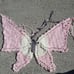 Baby pink crochet butterfly halter