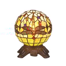 DEMOISELLE Mosaic 1 Light Dark Bronze Accent Lamp 8 Wide