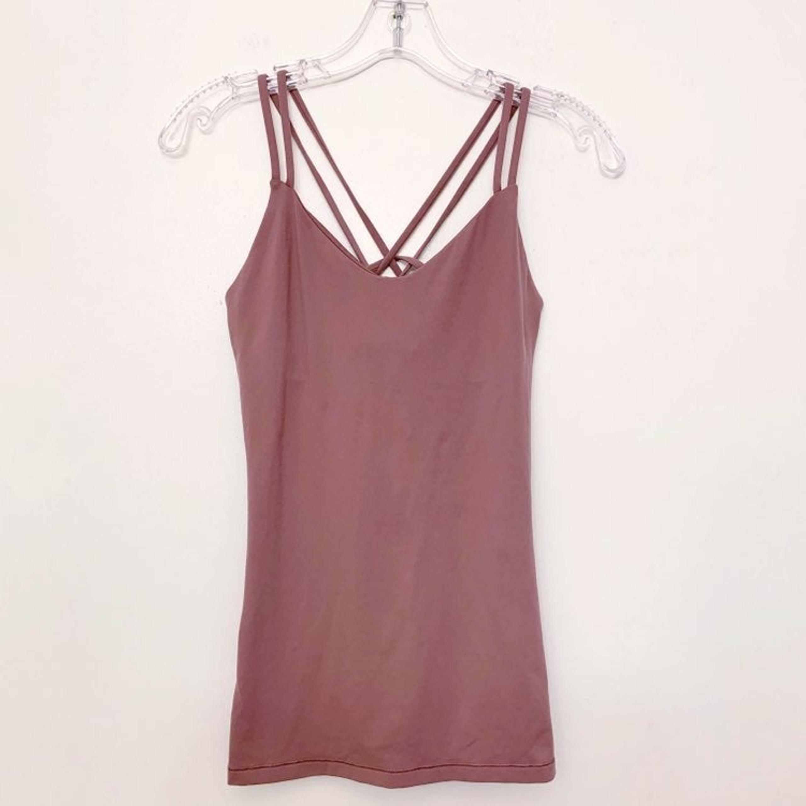 LULULEMON MAUVE STRAPPY  TANK TOP