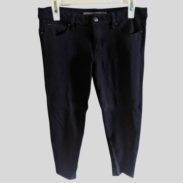 Joe's Jeans Women's Size 29 Black Stretch Cropped Skinny Pants Lightweight Rayon