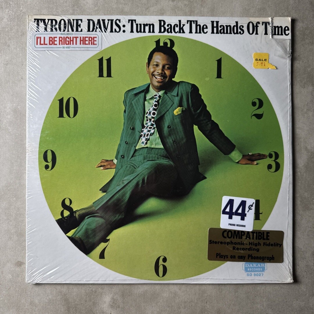 TYRONE DAVIS Turn Back The Hands Of Time DAKAR RECORDS Sealed Vinyl Record LP