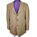Vintage Chaps Ralph Lauren Tan Camel Hair Blazer Sports Jacket Size 45R Men's