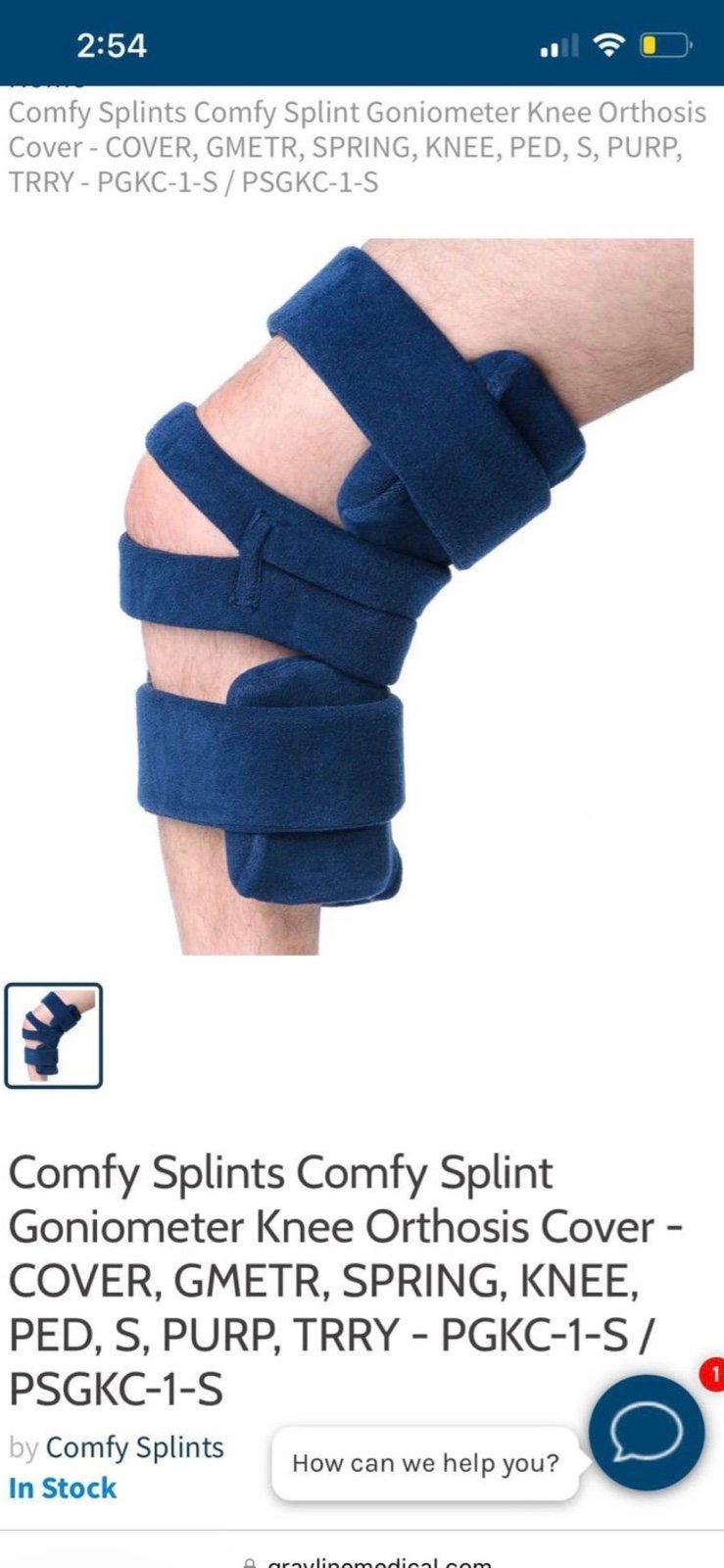 Orthosis Knee Cover