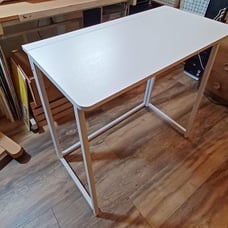 Folding Desk, 31.5 Small Desk for Small Spaces, Easy Assemble Foldable Desk