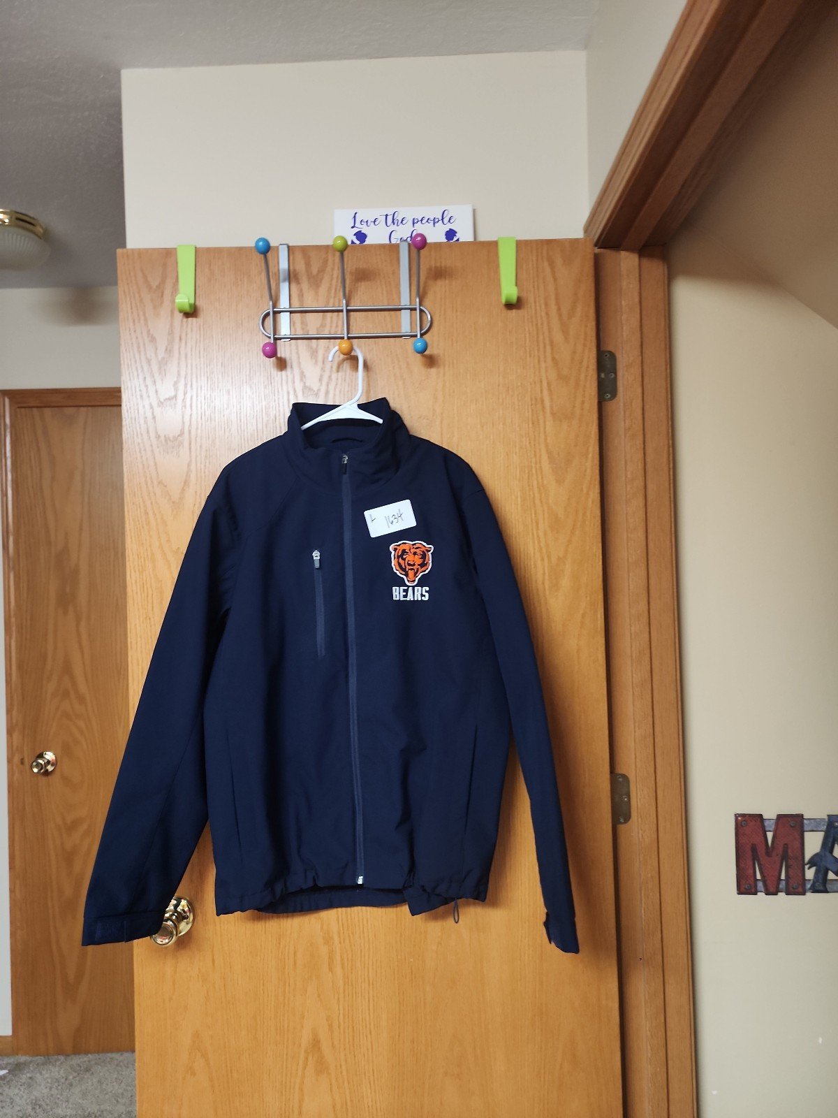Chicago bears jacket men's large great condition number 1634