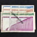 Zimbabwe Special Agro-Cheque Set (Banknotes): 5|25|50 & 100 Billion Zim 2008