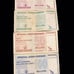 Zimbabwe Special Agro-Cheque Set (Banknotes): 5|25|50 & 100 Billion Zim 2008