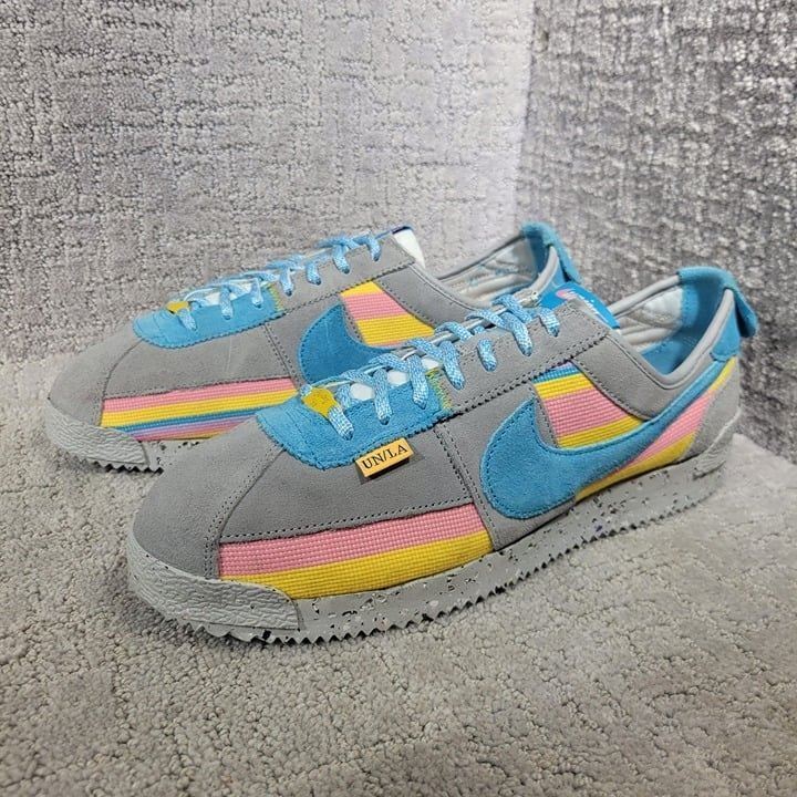 Nike x Union LA Cortez SP Men's Size 12 US Light Smoke Grey Sneakers DR1413-002
