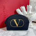 Valentino Garavani Vintage Logo Embroidered Cosmetic Bag