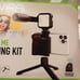 Digipower Follow ME Vlogging Kit for Phones and Cameras microphone led stand