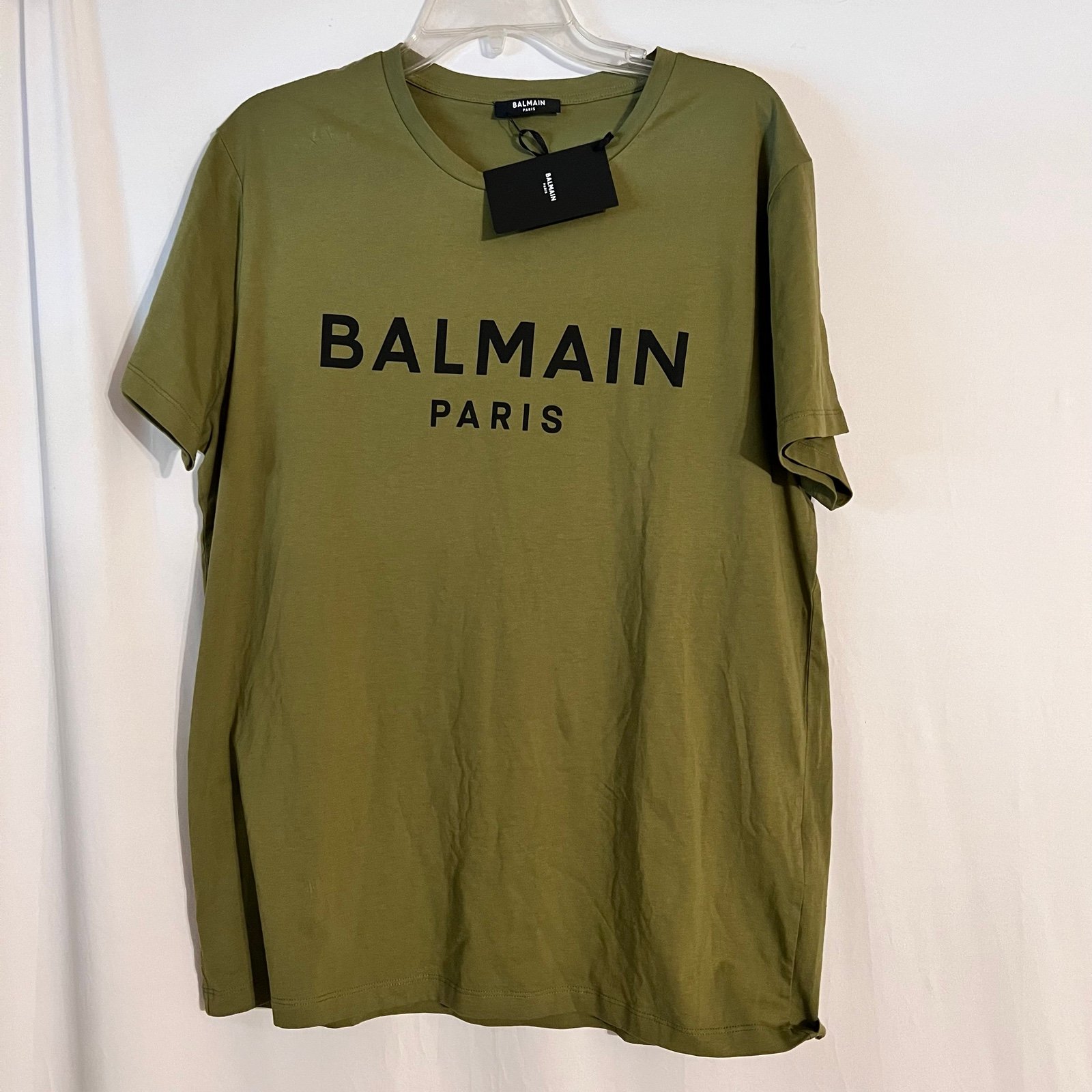 Balmain Paris Printed T-Shirt in Green