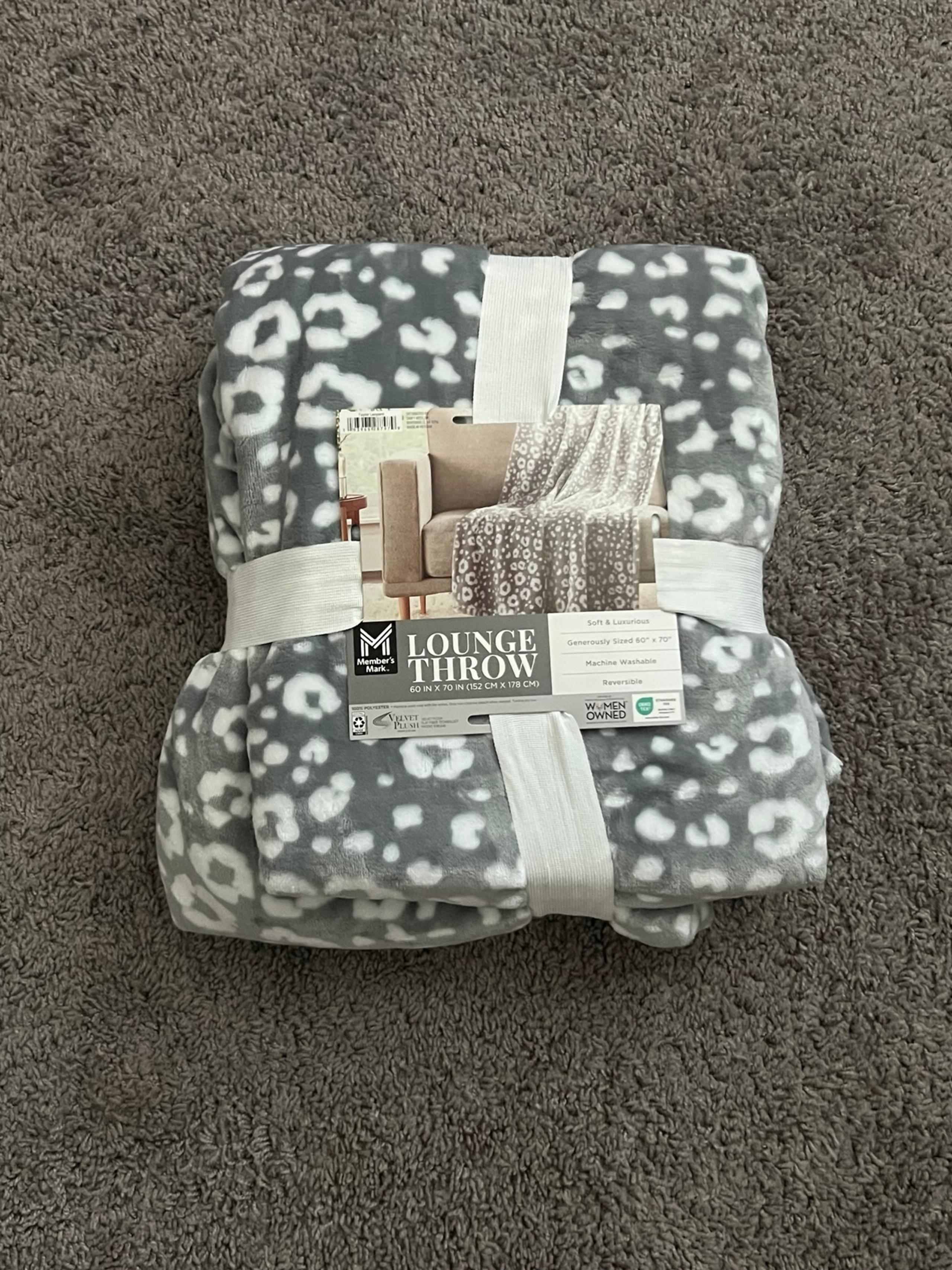 Members Mark Leopard Print Lounge Throw