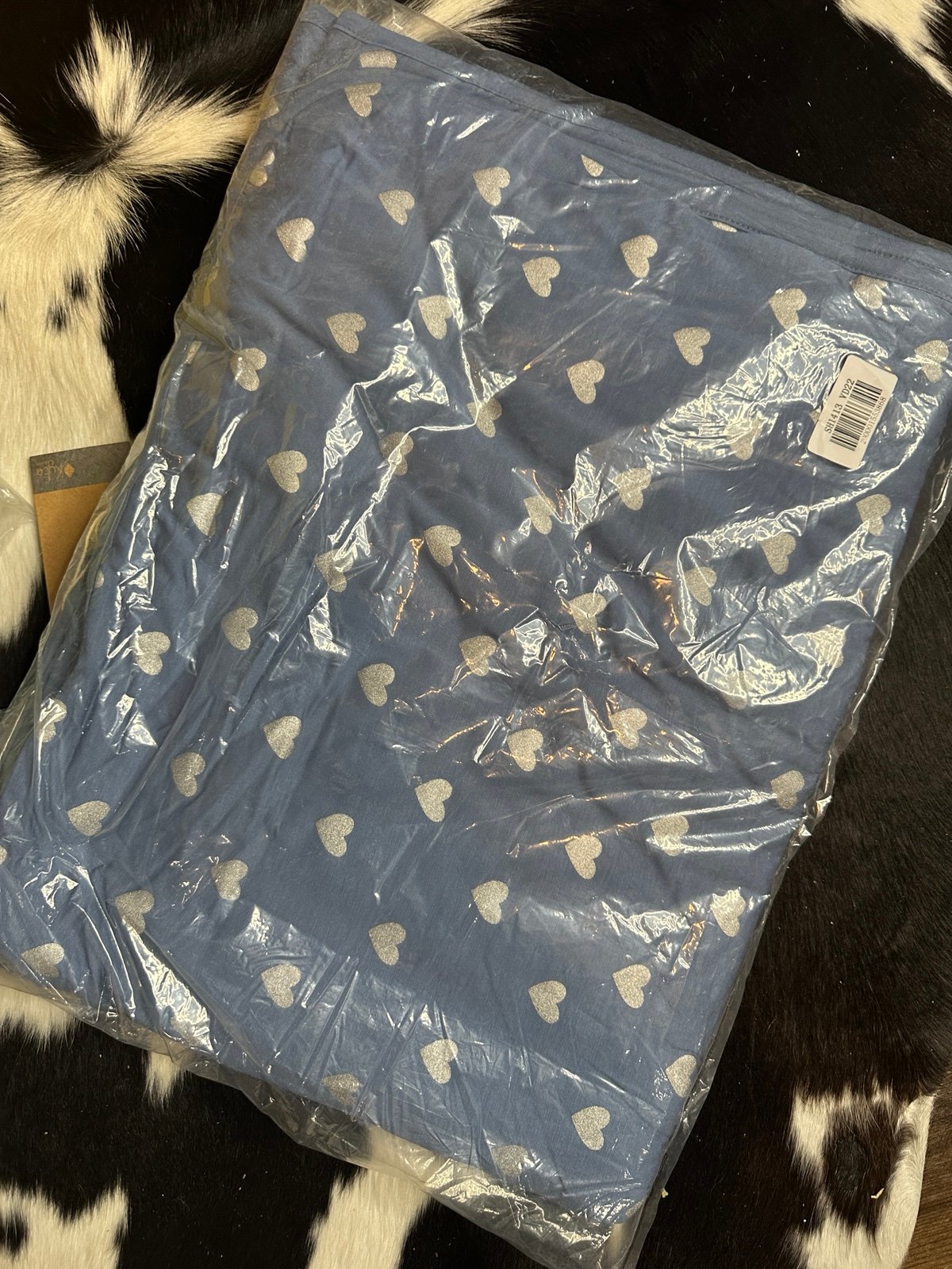Kyte baby steel hearts toddler blanket NIB