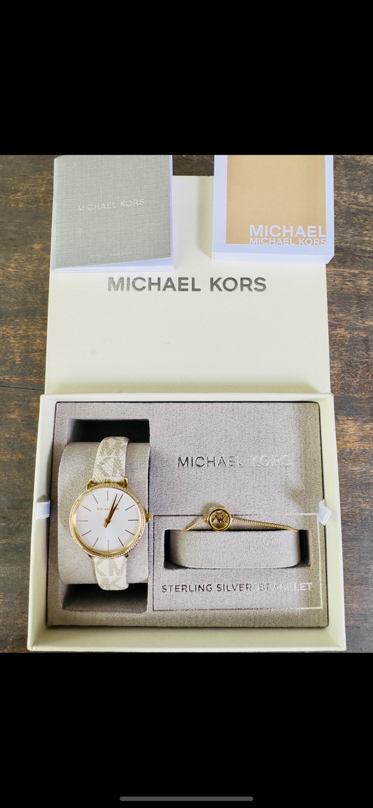 Michael Kor’s Set Watch & Bracelet Brand New MSRP:275.00 100% Authentic
