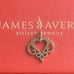 James Avery Ornate Heart Pendant Charm