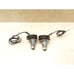 Yamaha 1979 SR500 Rear Turn Signal Post Mounts & Hardware JPA AP-273