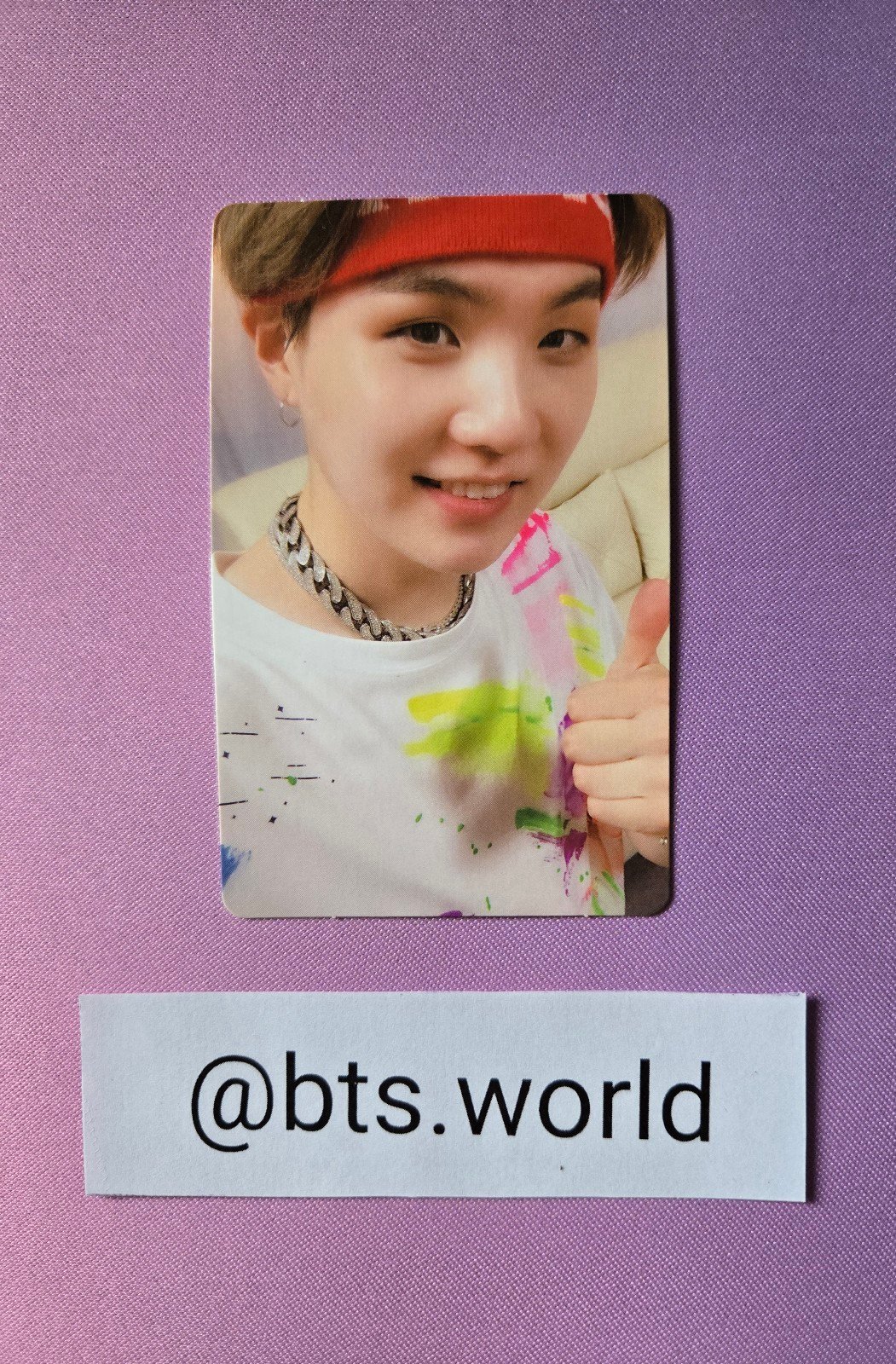 BTS Suga Yoongi Magic Shop 5th Muster Photocard