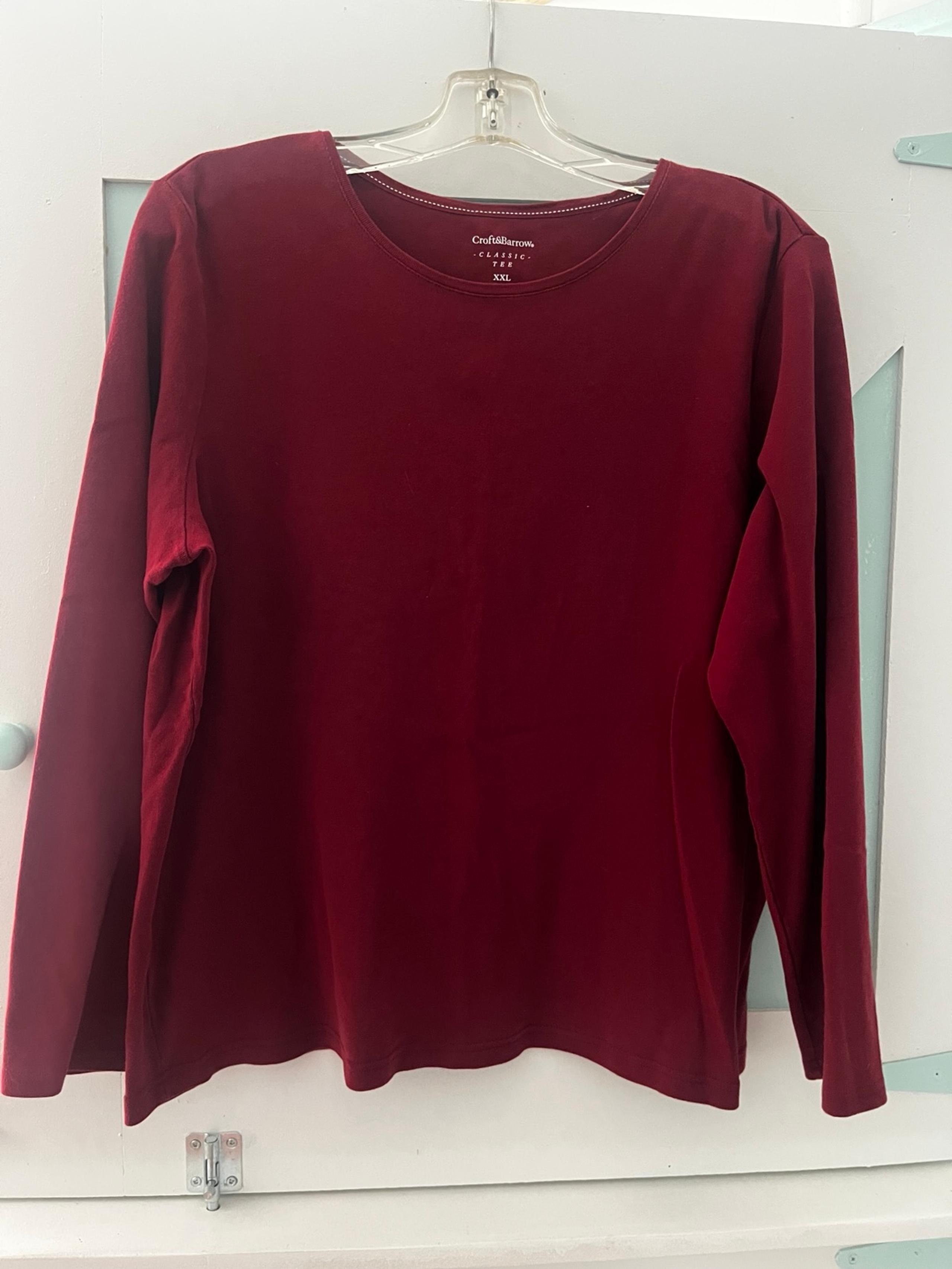 Croft & Barrow Womens Classis Tee Shirt XXL