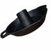 Emeril Cast Iron Vertical Chicken Poultry Roaster Skillet Chefs Pan