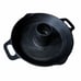 Emeril Cast Iron Vertical Chicken Poultry Roaster Skillet Chefs Pan