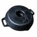 Emeril Cast Iron Vertical Chicken Poultry Roaster Skillet Chefs Pan