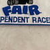 Vintage 1970s F.A.I.R. First Association Fair Independence Racer Driver Patch