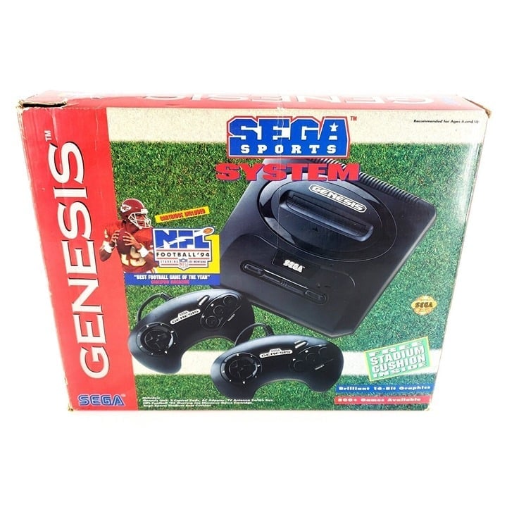 Sega Genesis Model 2 Sega Sports System Empty Box Only ***EMPTY*** Please Read