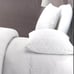 Rachel Ashwell 2 x 100% Cotton Eyelet Embroidered Hem Standard Pillowcases White