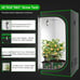 NEW 32 x32 x63'' Reflective 600D Diamond Mylar Grow Tent