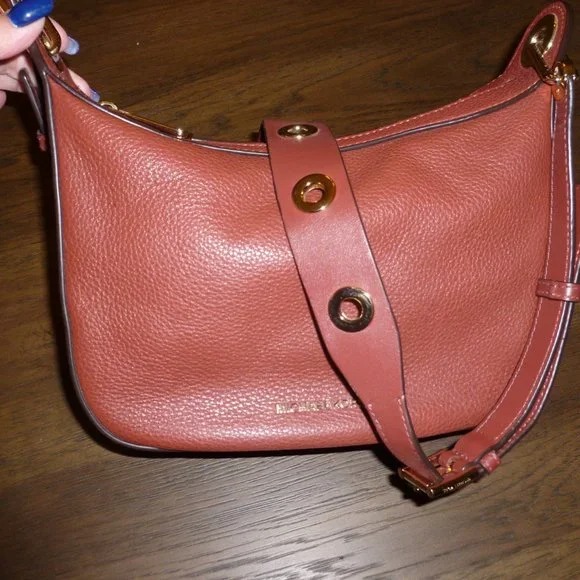 Michael Kors Raven Medium Messenger Shoulder Crossbody bag Brick