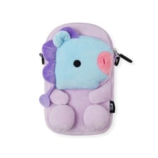 BT21 Official Authentic Mang Character Plush Coin Purse Phone Pouch Cross Bag