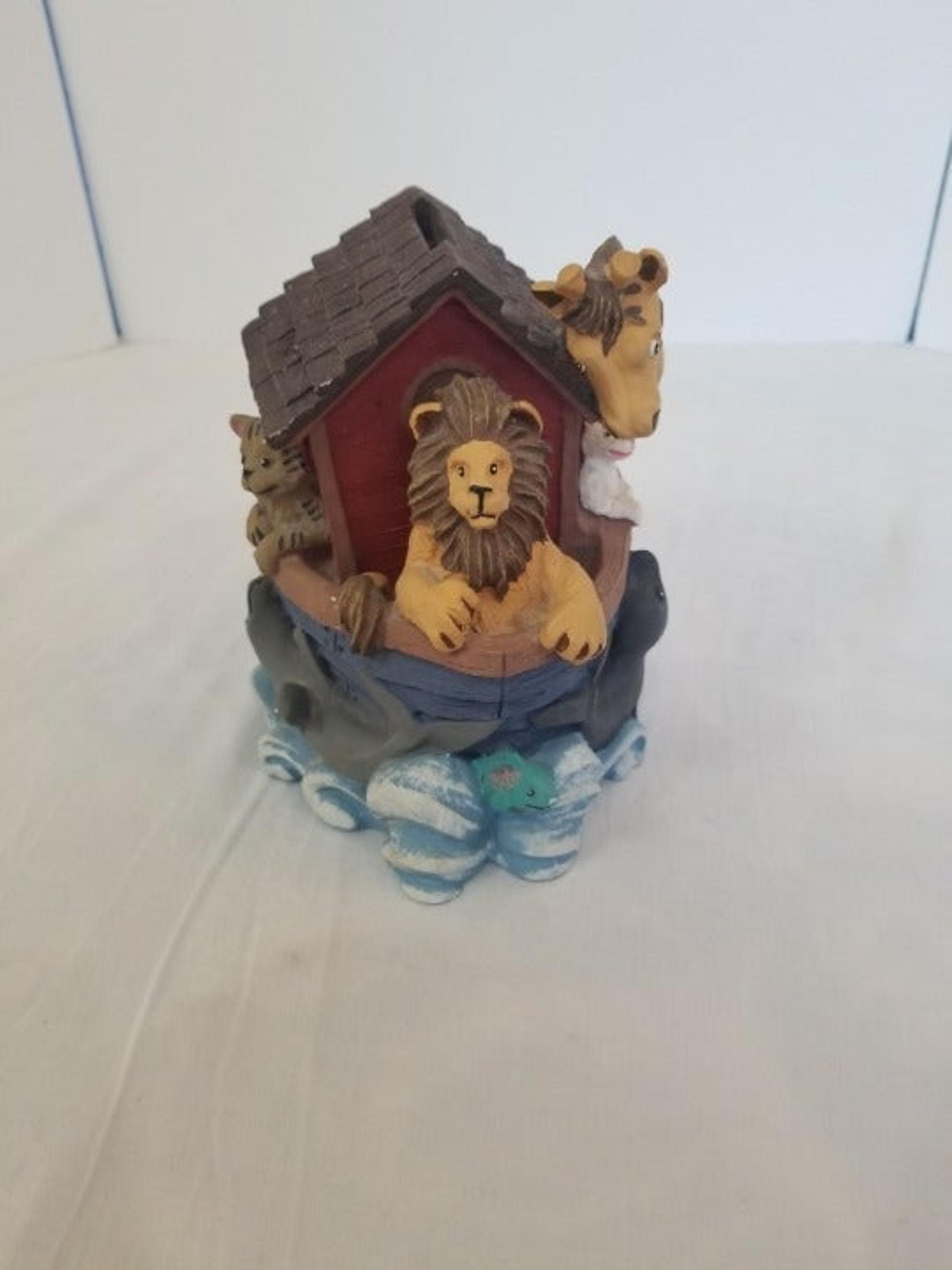 Noah's Arc Coin Bank w/ Stopper 9 Animal