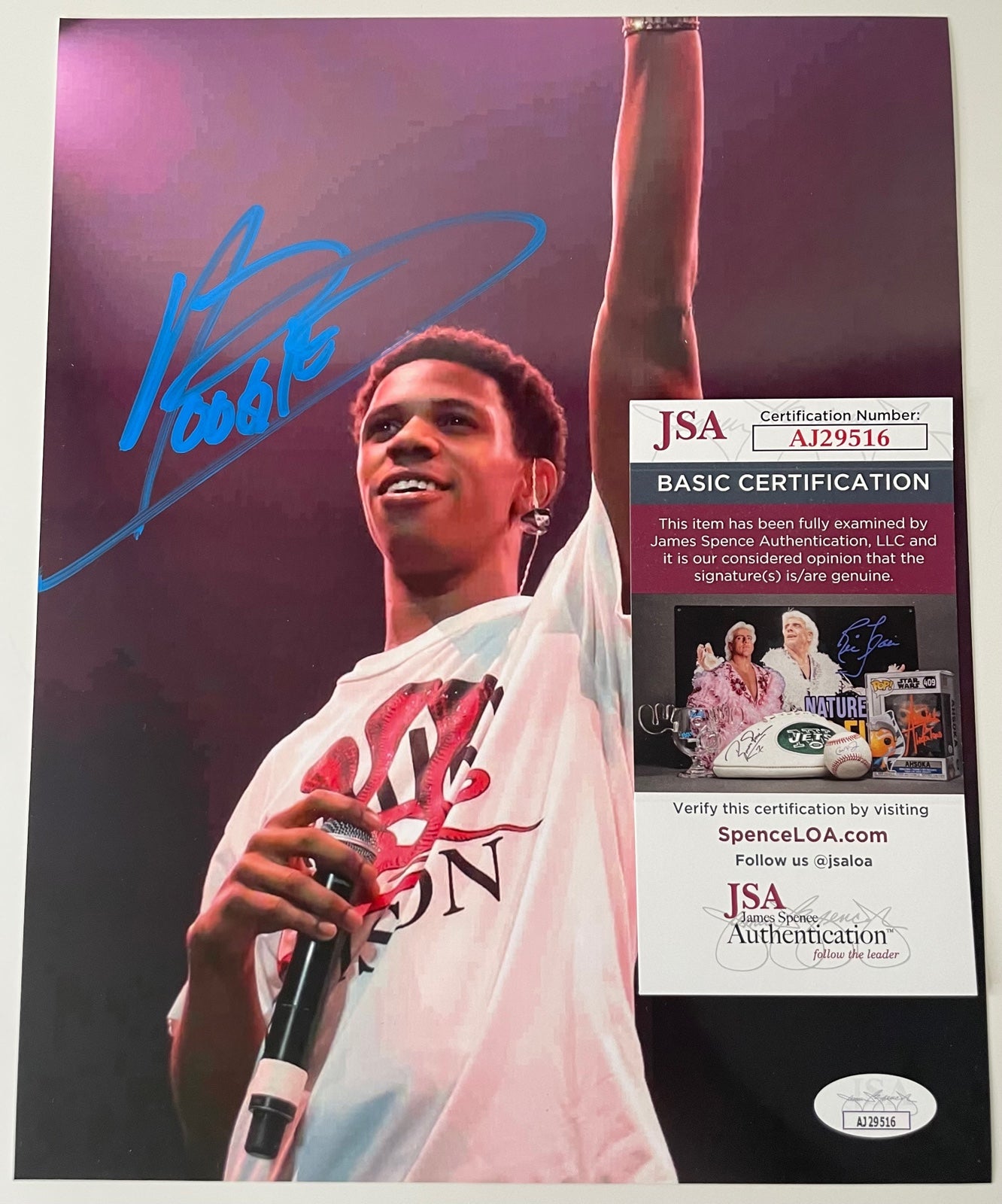 A BOOGIE WIT DA HOODIE SIGNED AUTOGRAPHED 8x10 PHOTO + JSA COA
