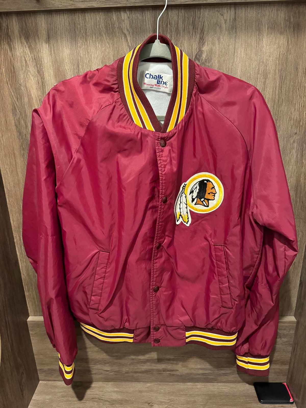Vintage Redskins Satin Jacket