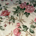 Retro vintage, floral roses, blanket, or duvet
