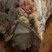 Retro vintage, floral roses, blanket, or duvet