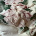 Retro vintage, floral roses, blanket, or duvet