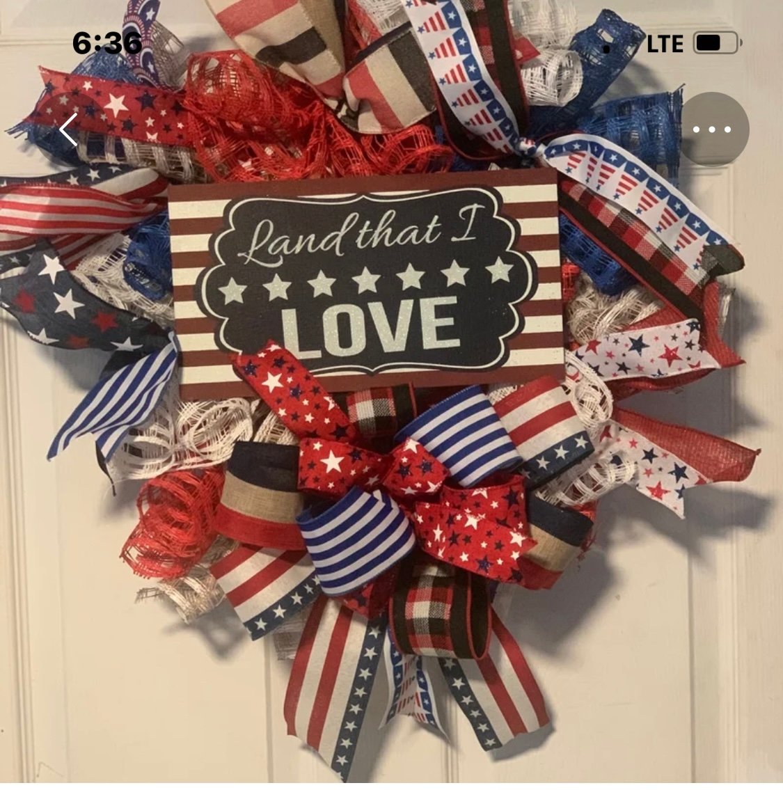 Patriotic wreaths memoirist day July 4th veterans you name it free shipping each