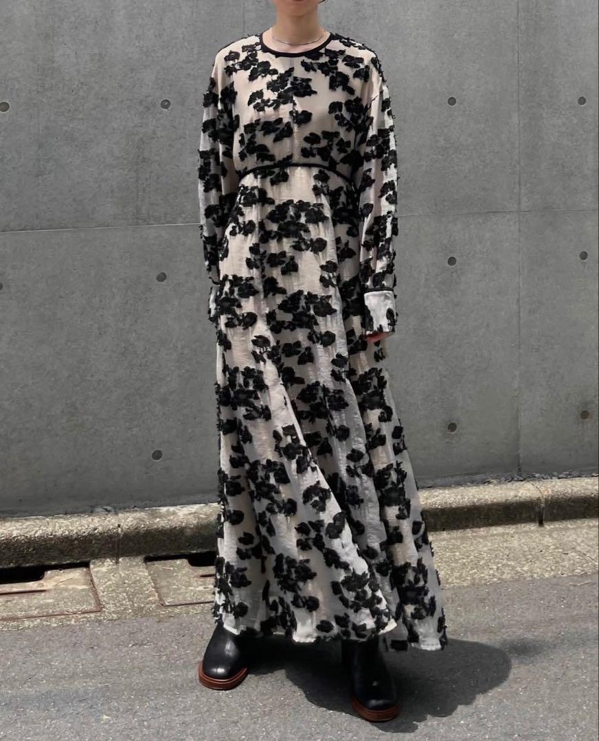 CLANE FLOWER JACQUARD ONEPIECE – COLDBECK ONLINE