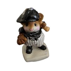 Wee Forest Folk BATTER UP WFF MS15 Black Silver Baseball's Joe DiMousio 1989