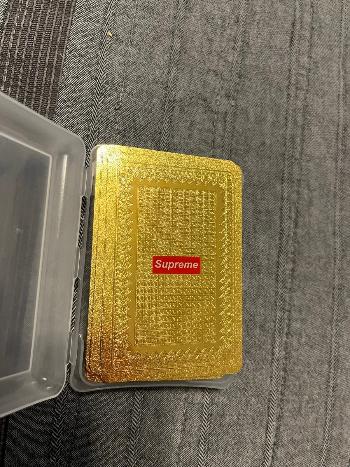 Supreme gold foil cards