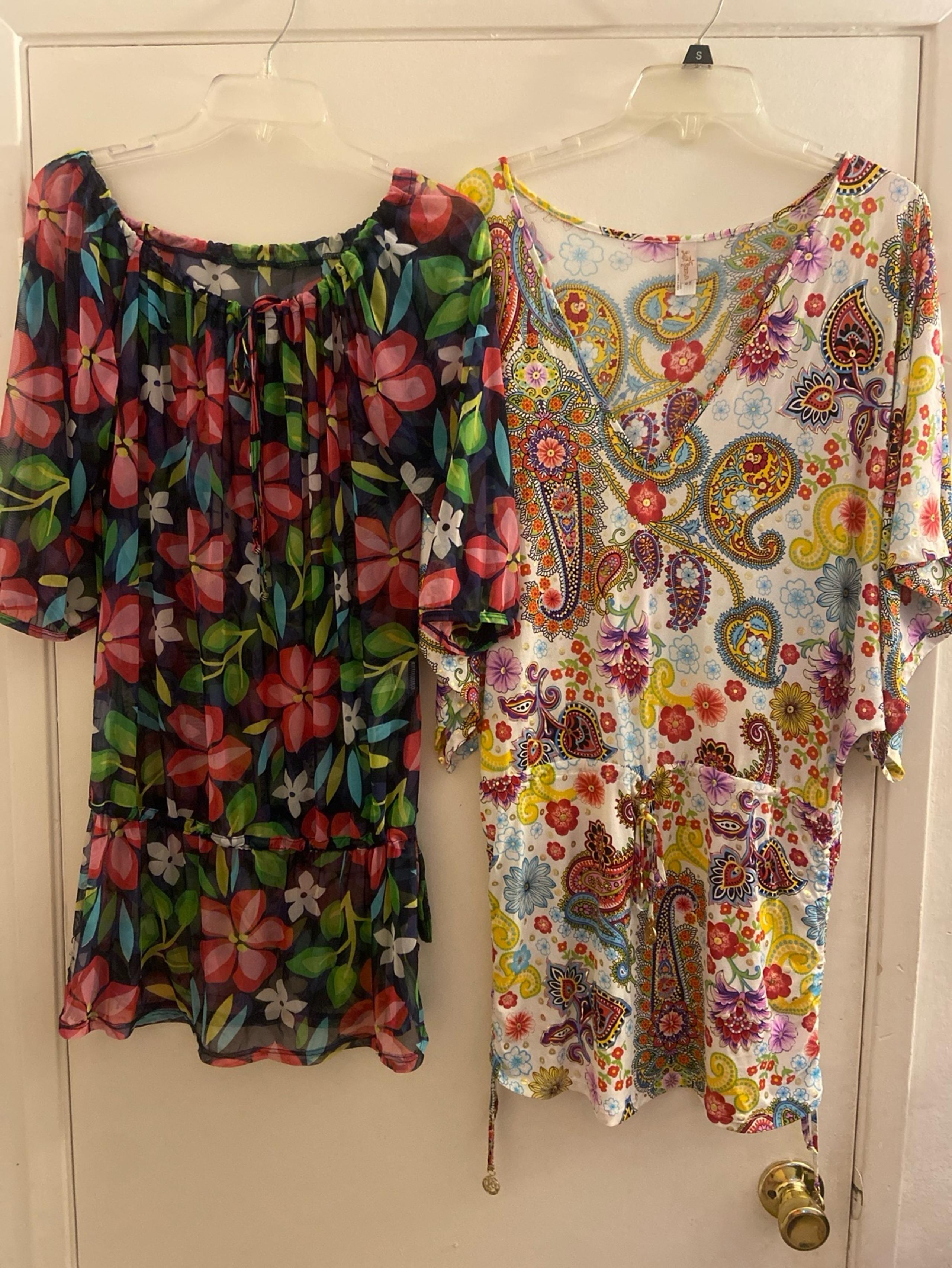 Bundle of two beautiful swim coverups Size S