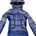 Lululemon Womens Poncho Stripe Scuba Hoodie Wish Blue Stretch Panels Jacket Sz 2