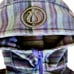 Lululemon Womens Poncho Stripe Scuba Hoodie Wish Blue Stretch Panels Jacket Sz 2