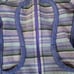Lululemon Womens Poncho Stripe Scuba Hoodie Wish Blue Stretch Panels Jacket Sz 2