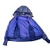 Lululemon Womens Poncho Stripe Scuba Hoodie Wish Blue Stretch Panels Jacket Sz 2