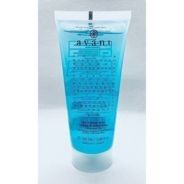 Blue Volcanic Stone Purifying & Antioxidising Cleansing Gel By Avant, Vegan