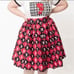 Unique Vintage x Hot Stuff Little Devil Checkered Swing Skirt 3X/20 fits 2X